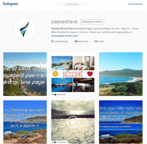 Le compte Instagram du Paese di Lava a pour but d'inspirer les voyageurs via des photos sur les activités inédites à réaliser sur Ajaccio et en Corse