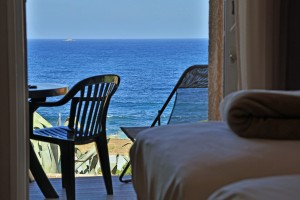 chambre avec vue mer et terrasse à Ajaccio à 200 mètres de la plage dans le golfe de Lava